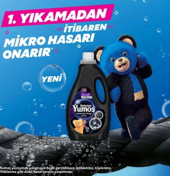 Detergent Lichid 2.5L Rufe Negre 50Spălări Yumos